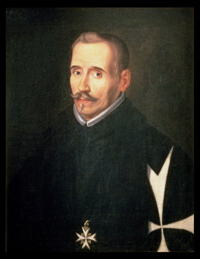 506 131-0795275/1 Retrato de Lope Félix de Vega Carpio (1562-1635) c.1630 (óleo sobre lienzo) de Eugenio (attr. to) Caxes