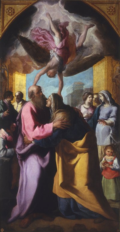 El abrazo en la Puerta Dorada de Eugenio Caxes