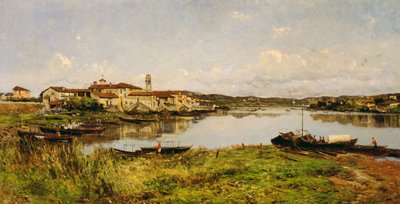 Vista de Sesto Circalende, c.1885 de Eugenio Gignous
