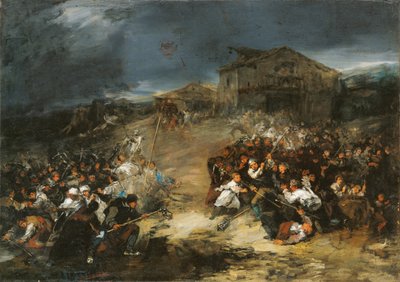 La procesión del alba - Lucas Velázquez, Eugenio (1817-1870) - ca 1860 - Óleo sobre lienzo - 67,5x94,8 - Museo Carmen Thyssen, Málaga de Eugenio Lucas Velázquez