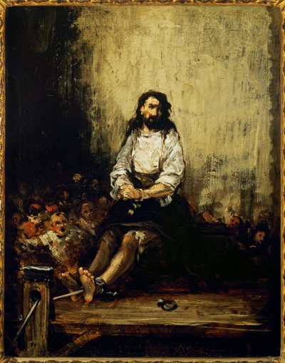 El convicto (pintura sobre lienzo) de Eugenio Lucas Velazquez