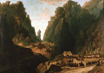 Paisaje con contrabandistas de Eugenio Lucas Velázquez