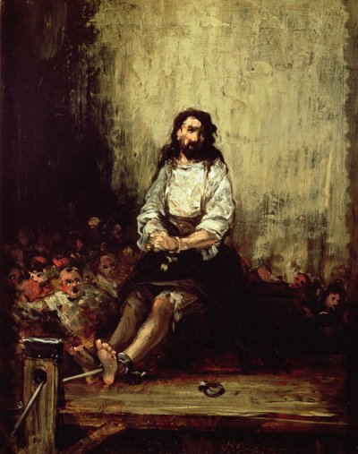 La víctima de la tortura de Eugenio Lucas Velázquez