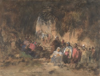 Árabes Descansando de Eugenio Lucas Villamil