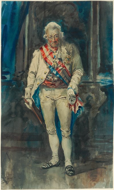 Rey Carlos IV de España de Eugenio Lucas y Padilla