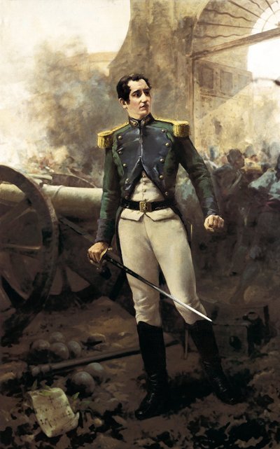 Retrato de Pedro VELARDE Y SAN JUAN (1779-1808), militar español, 2 de mayo de 1808 (óleo sobre lienzo) de Eugenio Oliva y Rodrigo