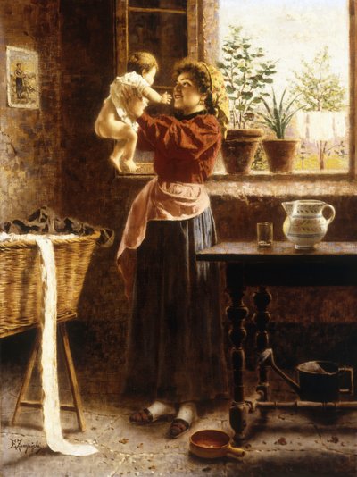 Un momento tierno de Eugenio Zampighi