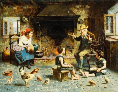 La visita del abuelo de Eugenio Zampighi