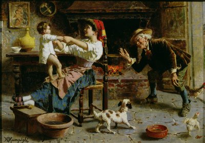 Madre e Hijo de Eugenio Zampighi