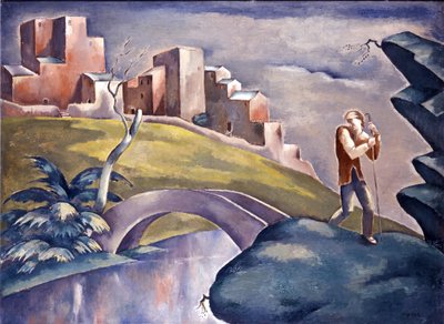 Paisaje con Figura Humana de Eugeniusz Zak