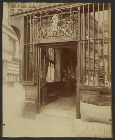 33 Rue des Bourdonnais de Eugène Atget