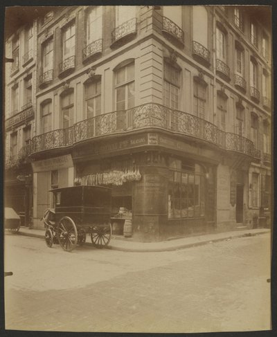 54 Rue Saint-Honoré y 1 Rue des Prouvaires, (1° Arr.) de Eugène Atget