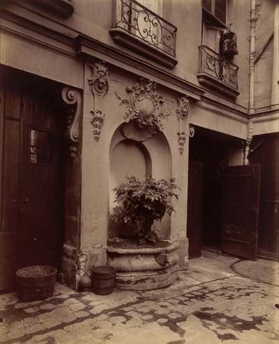 Antiguo Hotel de los Parlamentarios, 3 Rue des Lions de Eugène Atget