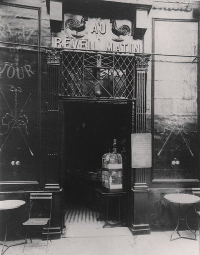Au Réveil Matin, rue Amelot, 11º Arrondissement, París de Eugène Atget