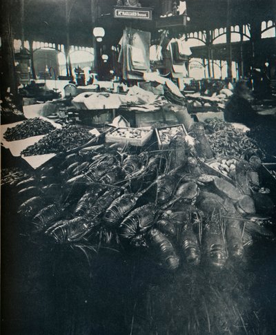 Mercado de pescado, c1877-1927, 1929 de Eugène Atget