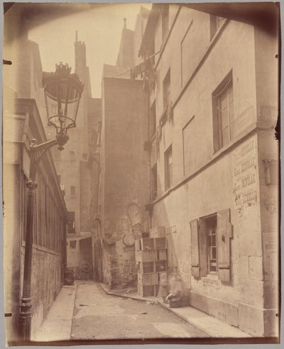 Impasse de la Baudoirie, rue de Venise de Eugène Atget