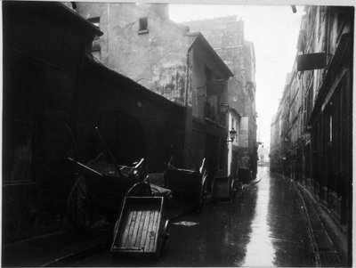 La calle de Bievre - fotografía de Eugene Atget de Eugène Atget