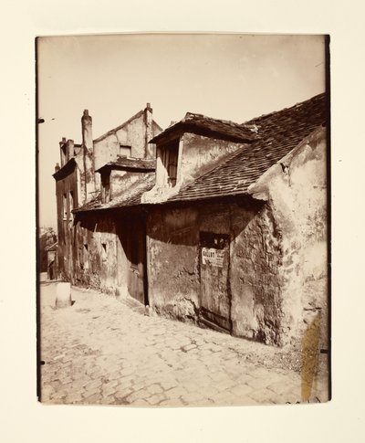 [Montmartre] Casa de Musette de Eugène Atget
