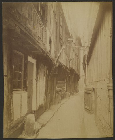 Rouen, Impasse des Hauts-Mariages de Eugène Atget