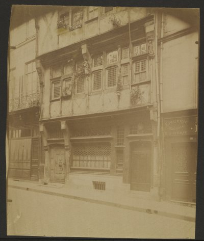 Rouen, Maison Rue Saint-Romain, 74 de Eugène Atget