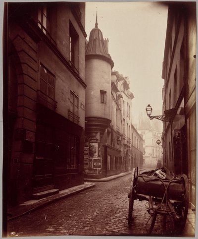 Calle Hautefeuille de Eugène Atget