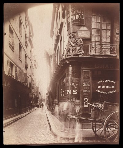 Rue des Nonnains de Eugène Atget
