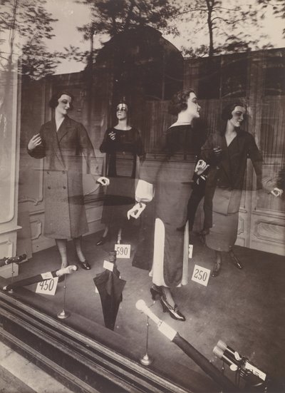 Escaparate, avenida de los Gobelinos de Eugène Atget