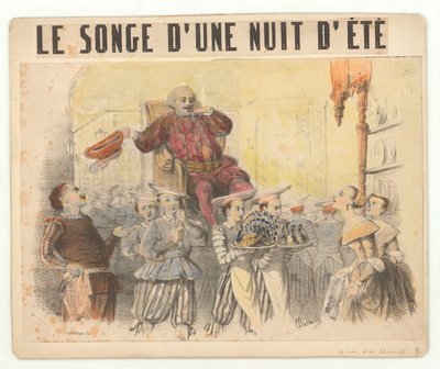 Ambroise Thomas - Sueño de una noche de verano - Charles Battaille como Falstaff de Eugene Battaille