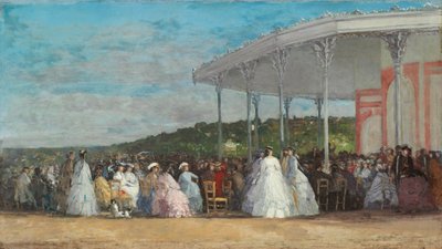Concierto en el Casino de Deauville de Eugène Boudin