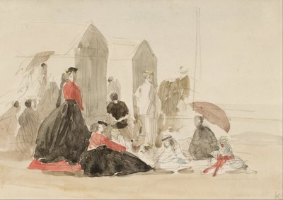 Crinolinas y cabañas de Eugene Louis Boudin