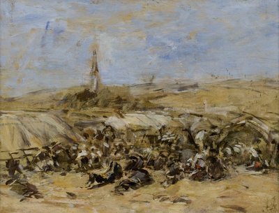 Perdón de Ste-Anne-La-Palud de Eugene Louis Boudin