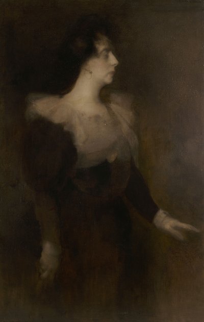 Retrato de Pauline Ménard-Dorian 1870-1941, c. 1890 de Eugène Carrière