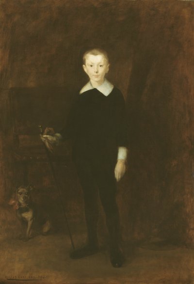 Retrato de un niño de Eugène Carrière
