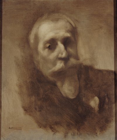 Retrato del poeta, periodista y novelista Anatole France 1844-1924, c. 1900 de Eugène Carrière