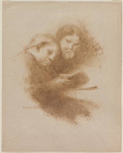 Lectura, cuarto trimestre de 1800 de Eugène Carrière