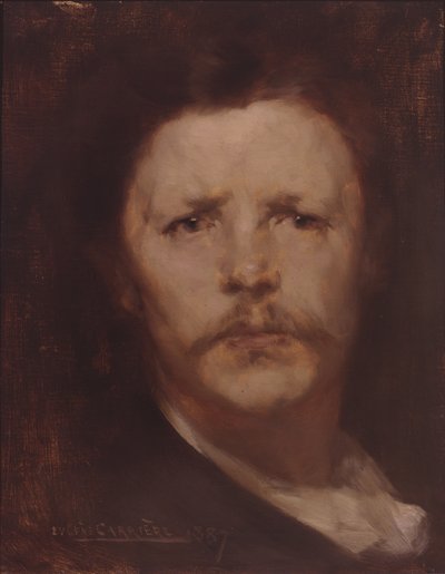 Autorretrato de Eugène Carrière