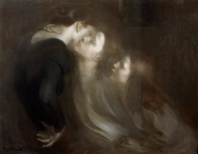El Beso Maternal, finales de los años 1890 de Eugène Carrière