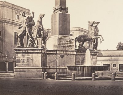 Monte Cavallo, 1848-52 de Eugène Constant