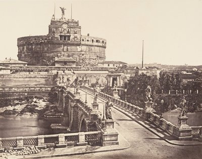 Ponte e Castel S. Angelo, 1848-52 de Eugène Constant