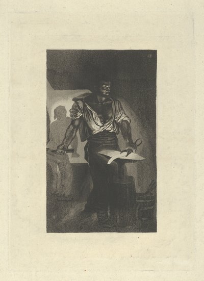 Un herrero de Eugène Delacroix