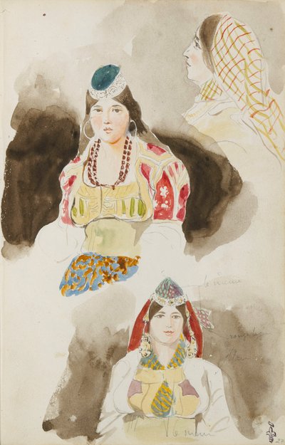 Álbum de viaje a Marruecos de Ferdinand Victor Eugene Delacroix