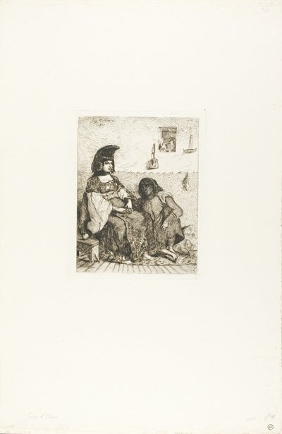 Judía argelina de Eugène Delacroix