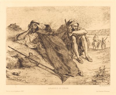 Árabes de Orán de Eugène Delacroix