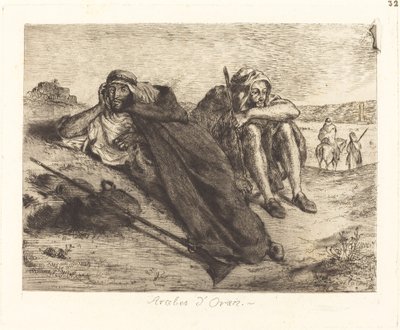 Árabes de Orán de Eugène Delacroix