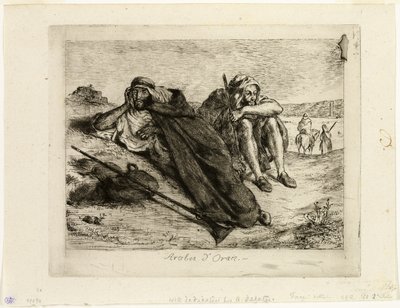 Árabes de Orán de Eugène Delacroix