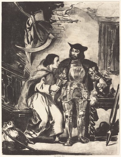 Hermano Martín con Goetz de Eugène Delacroix
