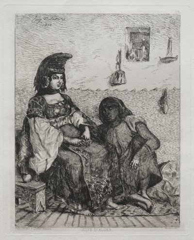 Mujer Judía de Argel de Eugène Delacroix