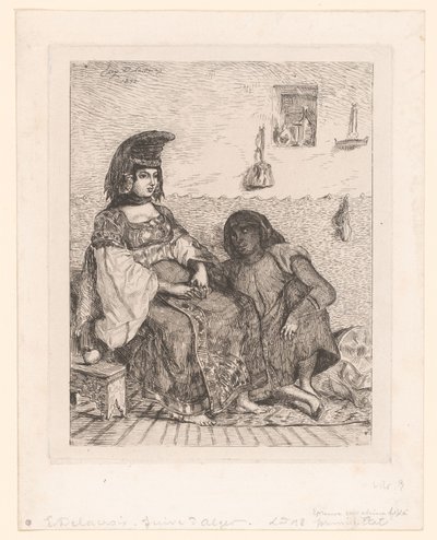Mujer judía de Argel de Eugène Delacroix