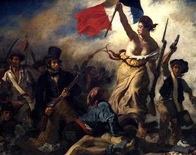 La libertad guiando al pueblo de Eugène Delacroix