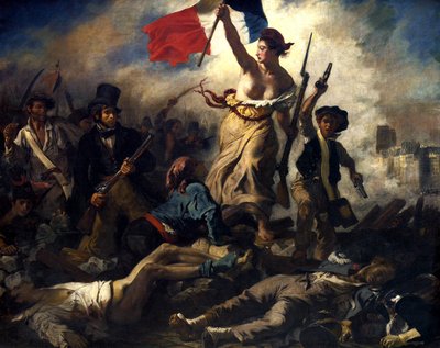 La libertad guiando al pueblo de Eugène Delacroix